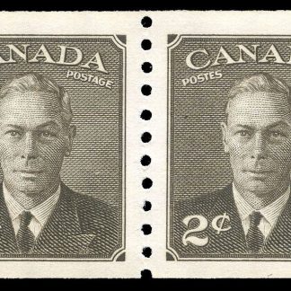 Canada Stamp #298-pair - King George VI (1950) 2 x 2¢ Pair