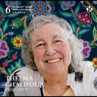 Canada Stamp #3384a - Thelma Chalifoux (2023) 6 x P (92¢) Booklet pane of 6 stamps
