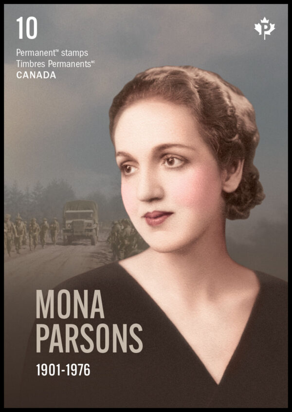Canada Stamp #3409a - Mona Parsons (2023) 10 x P (92¢) Booklet pane of 10 stamps - Image 2