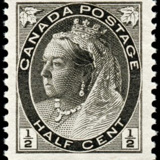Canada Stamp #74 - Queen Victoria (1898) ½¢ -FVF-NH