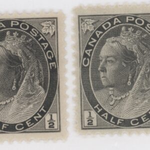 Canada Stamp #74 - Queen Victoria (1898) ½¢ -VF-NH