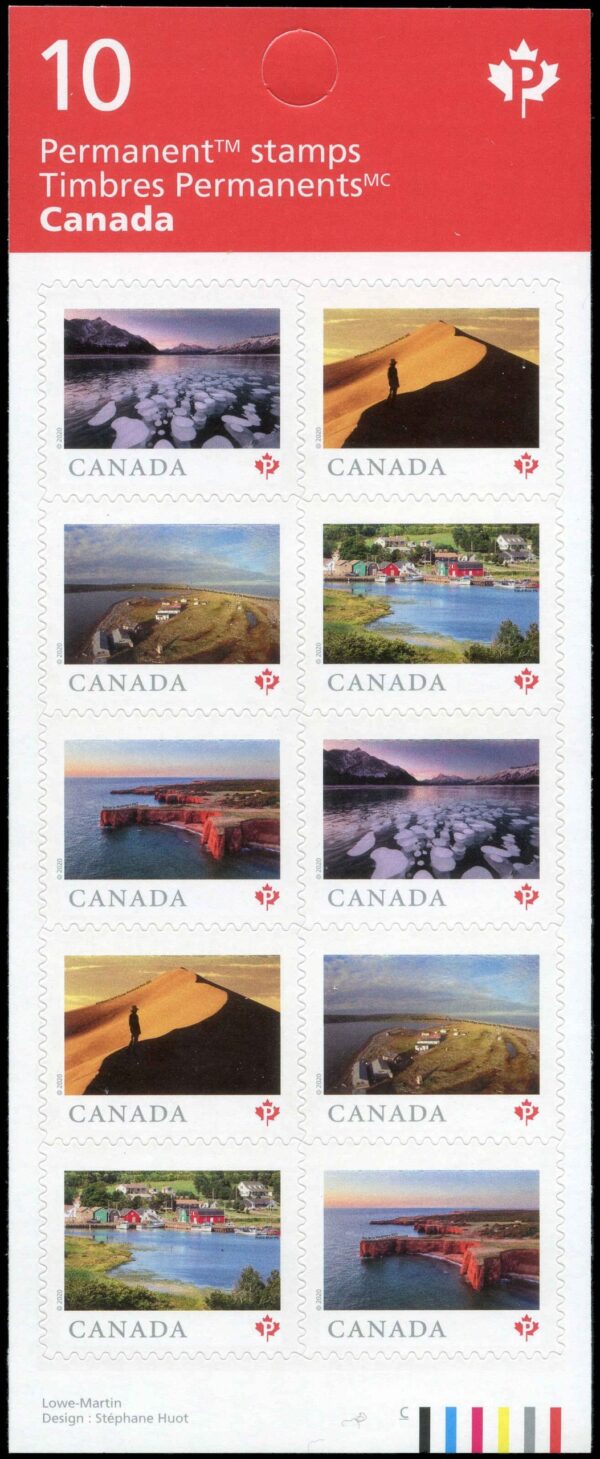 Canada Stamp Booklet - #BK737 From Far and Wide (3) (2020) 10 x P (92¢) Booklet of 10