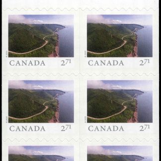 Canada Stamp Booklet - #BK740 Cabot Trail, Cape Breton Island (NS) (2020) 6 x $2.71 Booklet of 6