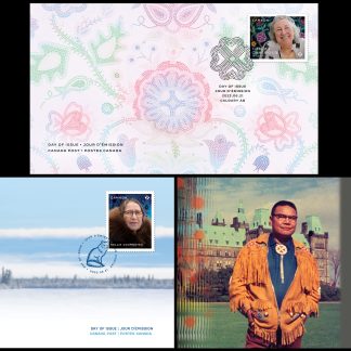 Canada Stamp #3384-6-FDC - Indigenous Leaders (2023) 3 x P (92¢) Set of 3 official first day covers