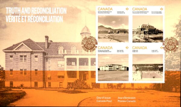 Canada Stamp #3397-400-FDC - Truth and Reconciliation (2023) 4 x P (92¢) Official first day cover