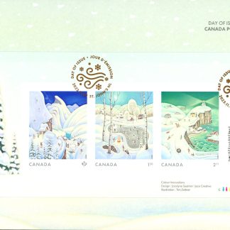 Canada Stamp #3403-FDC - Holiday Winter Scenes (2023) $4.93 Official first day cover