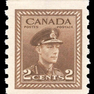 Canada Stamp #264 - King George VI (1942) 2¢