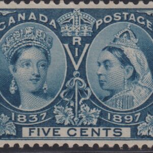 Canada Stamp #54 - Queen Victoria Jubilee (1897) 5¢ - VF-U