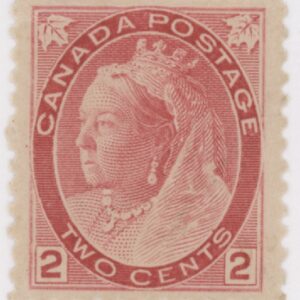 Canada Stamp #77A - Queen Victoria (1899) 2¢ Die II FVF-MNH