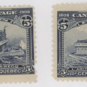 Canada Stamp #101 - Quebec in 1700 (1908) 10¢ (F-MH)