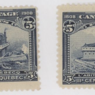 Canada Stamp #101 - Quebec in 1700 (1908) 10¢ (F-MH)