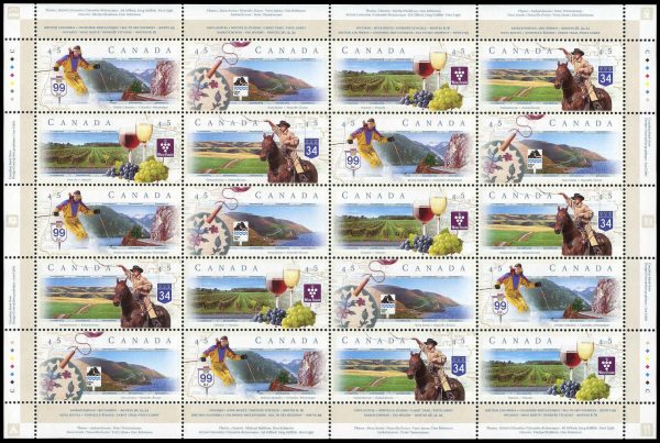 Canada Stamp SHEET#1653 - Big Muddy, Saskatchewan (1997) 45¢