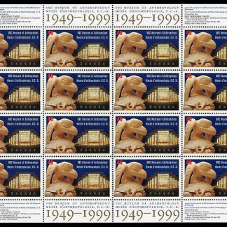 Canada Stamp SHEET#1778 - The Raven and the First Men and the MOA (1999) 46¢