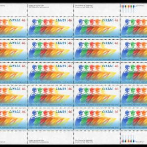 Canada Stamp SHEET#1805 - Five rowers (1999) 46¢