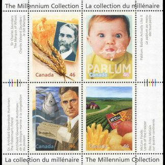 Canada Stamp #1833 - Food, glorious food! (2000) 4 x 46¢ Pane of 4