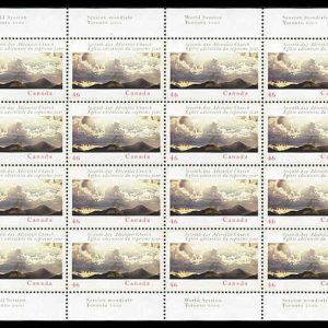 Canada Stamp sheet#1858 - Sunlight breaking through clouds (2000) 46¢