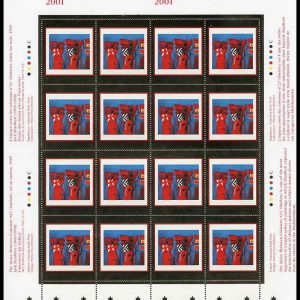 Canada Stamp SHEET#1916 - The Space Between Columns No.21 (Italian) (2001) $1.05