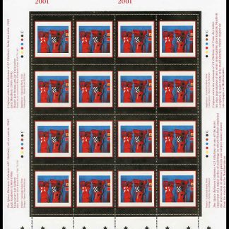 Canada Stamp SHEET#1916 - The Space Between Columns No.21 (Italian) (2001) $1.05