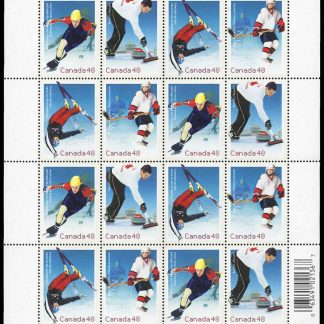 Canada Stamp SHEET#1939a - 2002 Olympic Winter Games (2002) 4 x 48¢