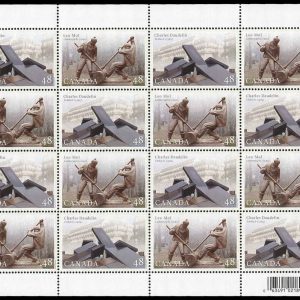 Canada SHEET#1955a - Sculptors (2002) 2 x 48¢
