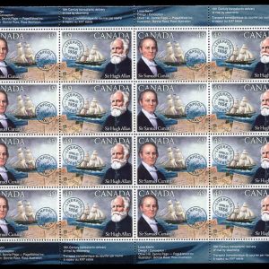 Canada Stamp SHEET#2042a - Pioneers of Transatlantic Mail Service (2004) 2 x 49¢