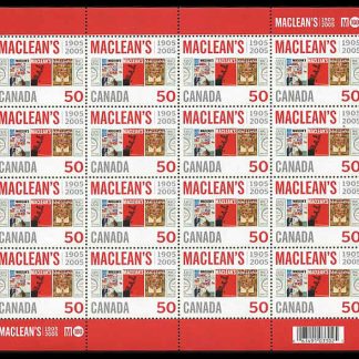 Canada Stamp SHEET#2104 - Magazine covers (2005) 50¢