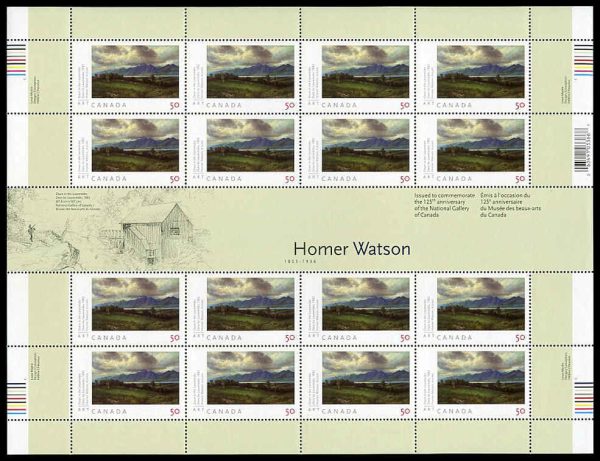 Canada Stamp SHEET#2109 - Down in the Laurentides (2005) 50¢
