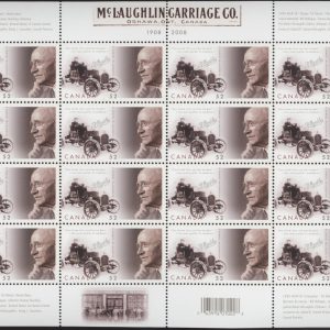 Canada Stamp SHEET#2284 - McLaughlin-Buick, McLaughlin (1871-1972) (2008) 52¢
