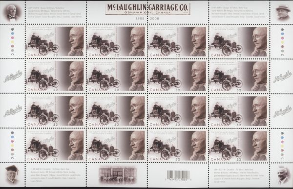Canada Stamp SHEET#2284 - McLaughlin-Buick, McLaughlin (1871-1972) (2008) 52¢