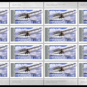 Canada Stamp SHEET#2317 - Silver Dart's maiden flight (2009) (P)