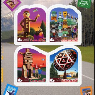 Canada Stamp #2336 - Roadside Attractions - 1 (2009) 4 x 54¢ Booklet pane of 4 stamps (#2336a-d) (BK408)