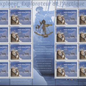 Canada Stamp SHEET#2337 - Bartlett (1875-1946) and Roosevelt (2009) 54¢