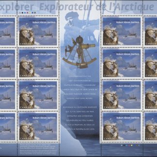 Canada Stamp SHEET#2337 - Bartlett (1875-1946) and Roosevelt (2009) 54¢