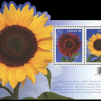Canada Stamp #2440 - Sunflowers (2011) 2 x (P) Souvenir sheet of 2