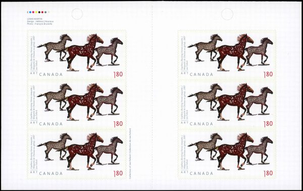 Canada Stamp Booklet - #BK483 Capillery (2012) 6 x $1.80 Booklet of 6 stamps (#2525a in cover) - Image 2