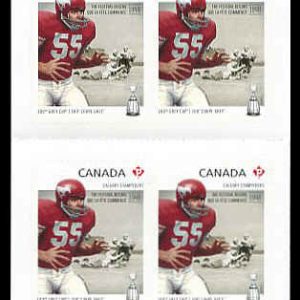 Canada Stamp #2571a - Calgary Stampeders Wayne Harris (1938- ), 'The Festival Begins' (2012) 10 x P (61¢) Booklet pane of 10 stamps (#2571) (BK502)
