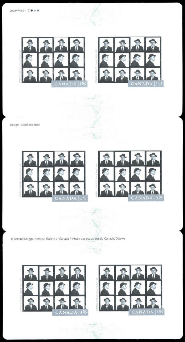 Canada Stamp Booklet - #BK534 Yousuf Karsh (2013) 6 x $1.85 Booklet of 6 stamps (#2634a in cover) - Image 2