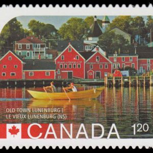 Canada Stamp #2742i - Unesco World Heritage Sites in Canada (2014) 3 x $1.20 Strip of 3 stamps (2740-2742), die cut to shape from Quarterly Pack
