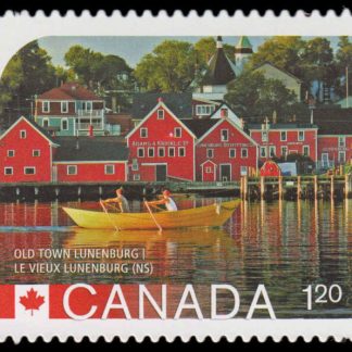 Canada Stamp #2742i - Unesco World Heritage Sites in Canada (2014) 3 x $1.20 Strip of 3 stamps (2740-2742), die cut to shape from Quarterly Pack
