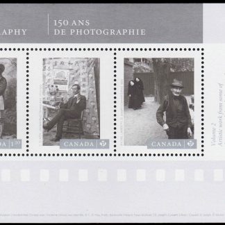 Canada Stamp #2756 - Canadian Photography (2014) $2.90 Souvenir Sheet of 3 stamps