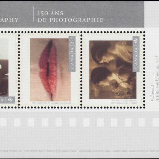 Canada Stamp #2814 - Canadian Photography (2015) $4.20 Souvenir sheet of 3 stamps