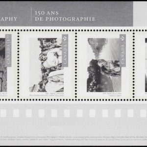 Canada Stamp #2815 - Canadian Photography (2015) $3.75 Souvenir sheet of 4 stamps (2815a, 2815b, 2815c, 2815d)