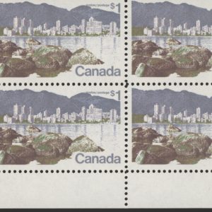 Canada Stamp PB#600 - Vancouver (1972) $1