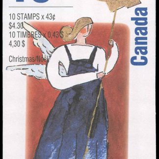 Canada Stamp Booklet - #BK163 Swiety Mikolaj and Gwiazdka, Poland (1993) 10 x 43¢ Booklet of 10 stamps (#1499a in cover)