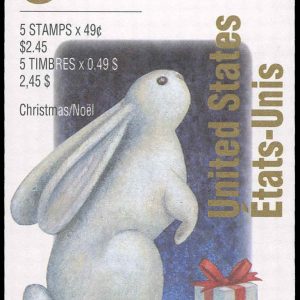 Canada Stamp Booklet - #BK164 Russia's Ded Moroz (1993) 5 x 49¢ Booklet of 5 stamps (#1500a in cover)