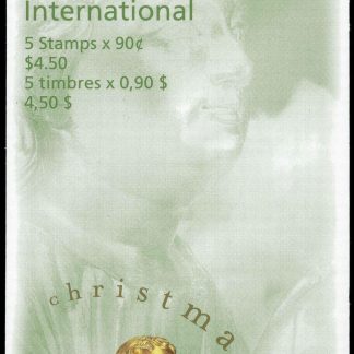 Canada Stamp #1766C - Praying Angel (1998) 5 x 90¢ Booklet pane of 5 stamps (#1766b) (BK213)