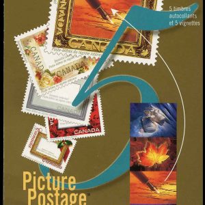 Canada Stamp Booklet - #BK246 Picture Postage (2001) 5 x 47¢ Booklet of 5 stamps (#1918 in cover)
