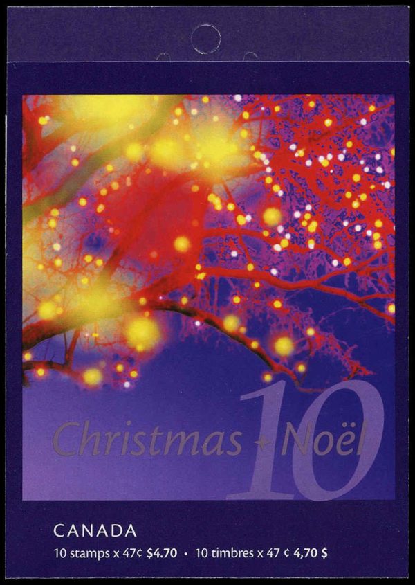 Canada Stamp Booklet - #BK248 Sleigh Ride in an Urban Landscape (2001) 10 x 47¢ Booklet of 10 stamps (#1922a in cover)