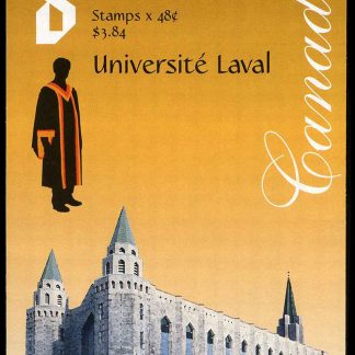 Canada Stamp #1942a - Laval University (2002) 8 x 48¢ Booklet pane of 8 stamps (#1942) (BK255)