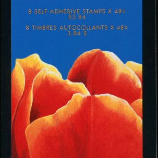 Canada Stamp BOOKLET#BK257 - Tulips (2002) 8 x 48¢ ,2X Booklet pane of 4 stamps (#1946a-d) (BK257)